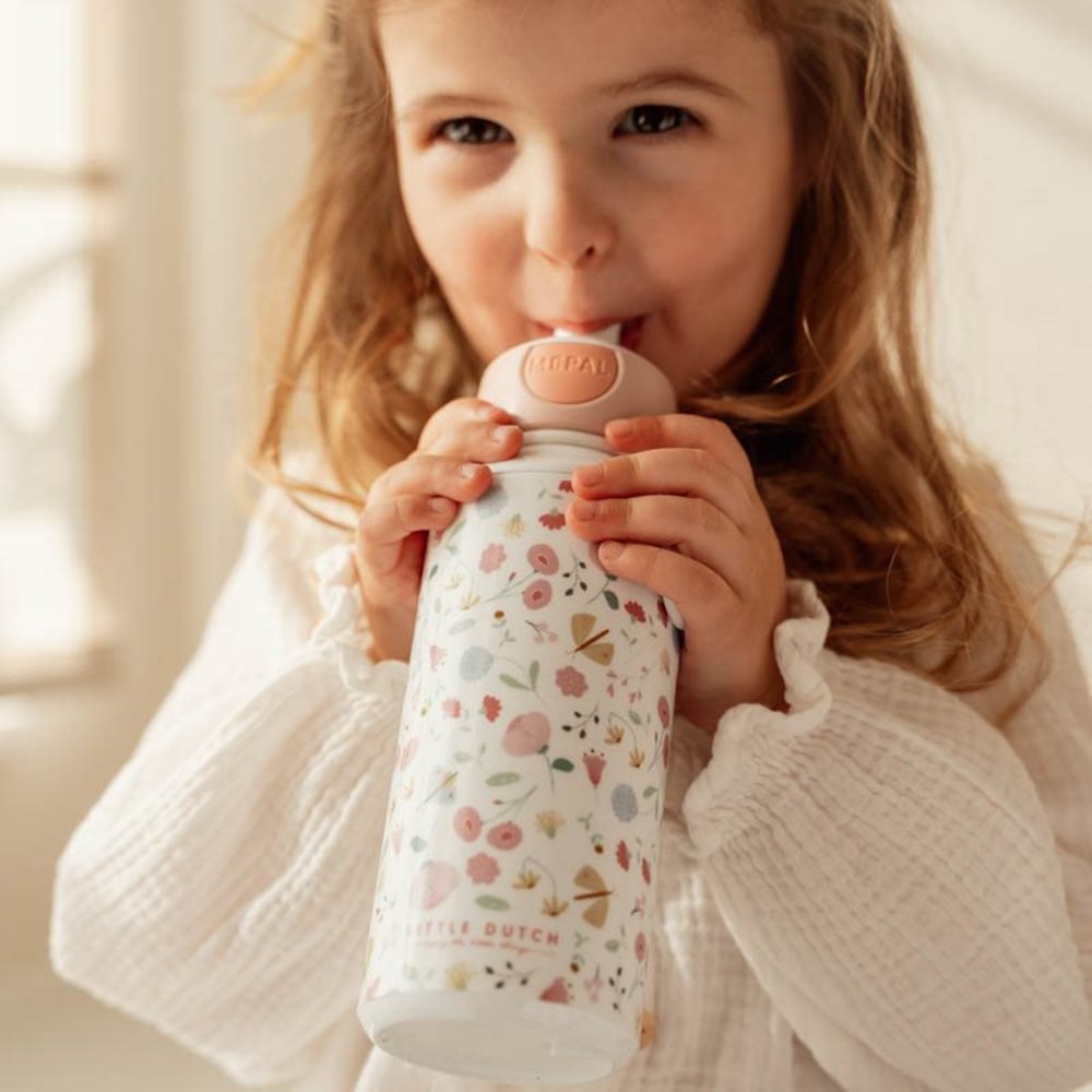 Little Dutch Drinking Bottle - Flowers & Butterflies (Pop Up Lid)