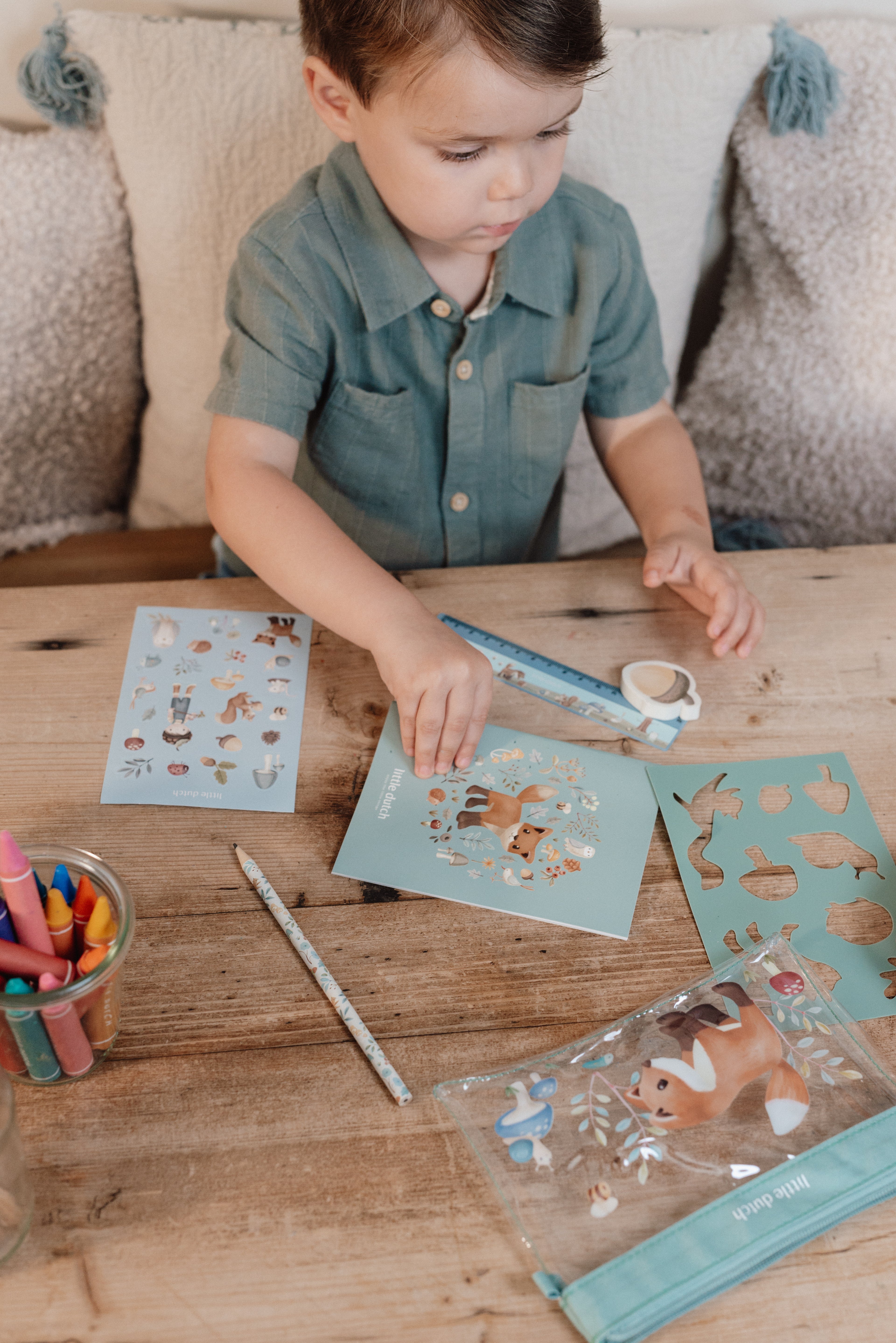 Little Dutch Stationery Set - Forest Friends