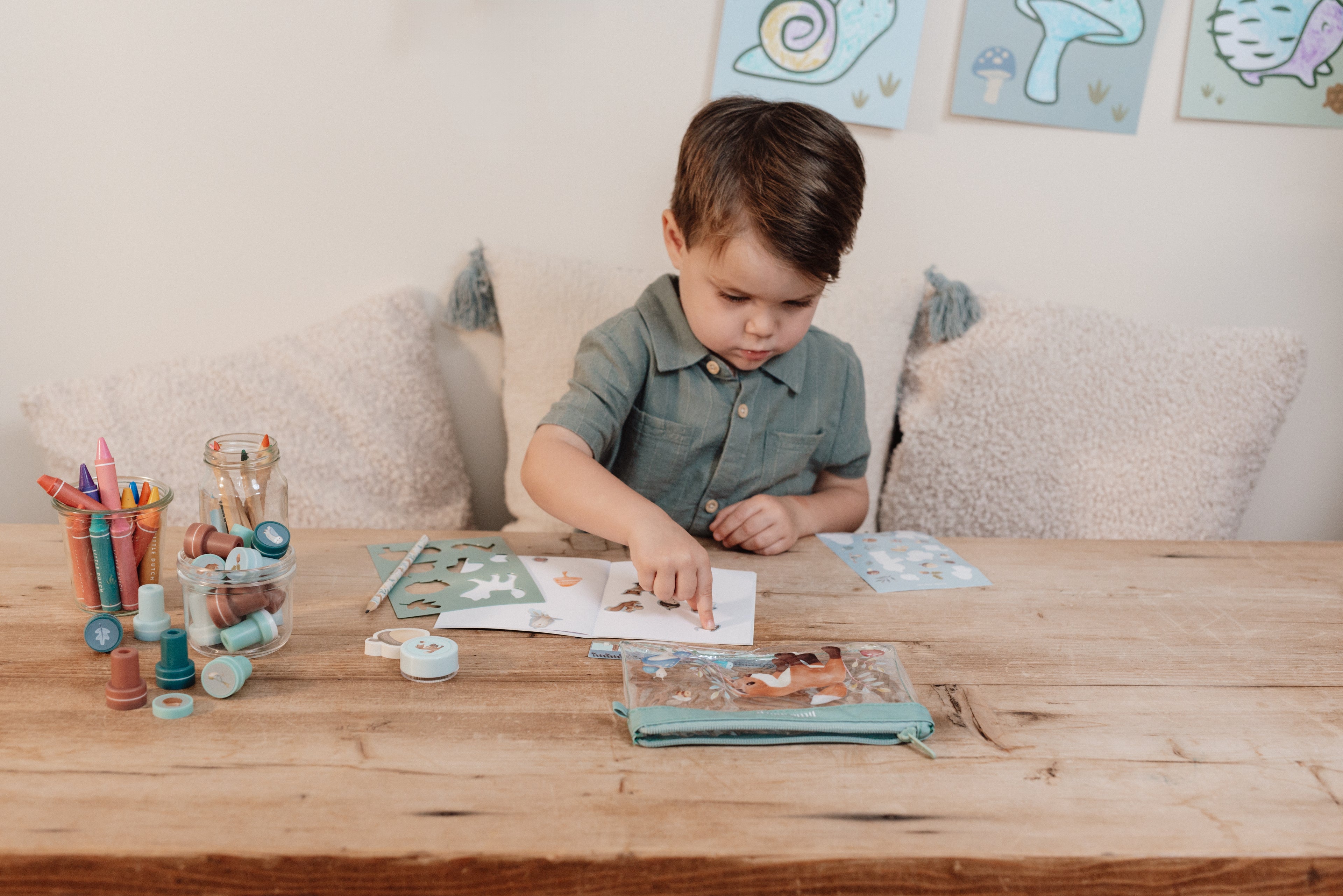 Little Dutch Stationery Set - Forest Friends