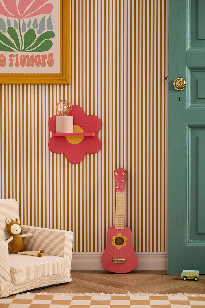 Kids Concept Flower Shelf - Pink