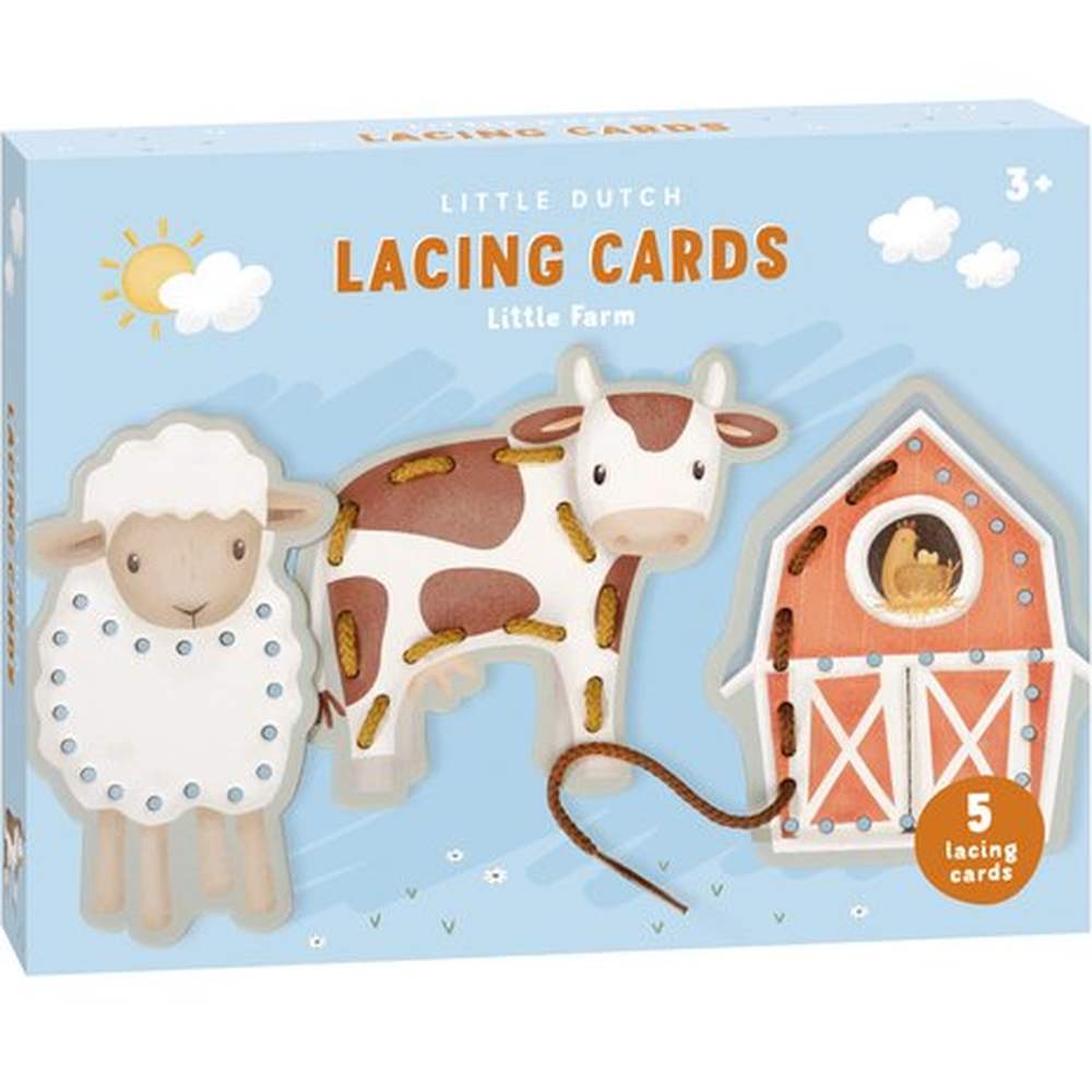 Little Dutch Lacing Cards - Little Farm
