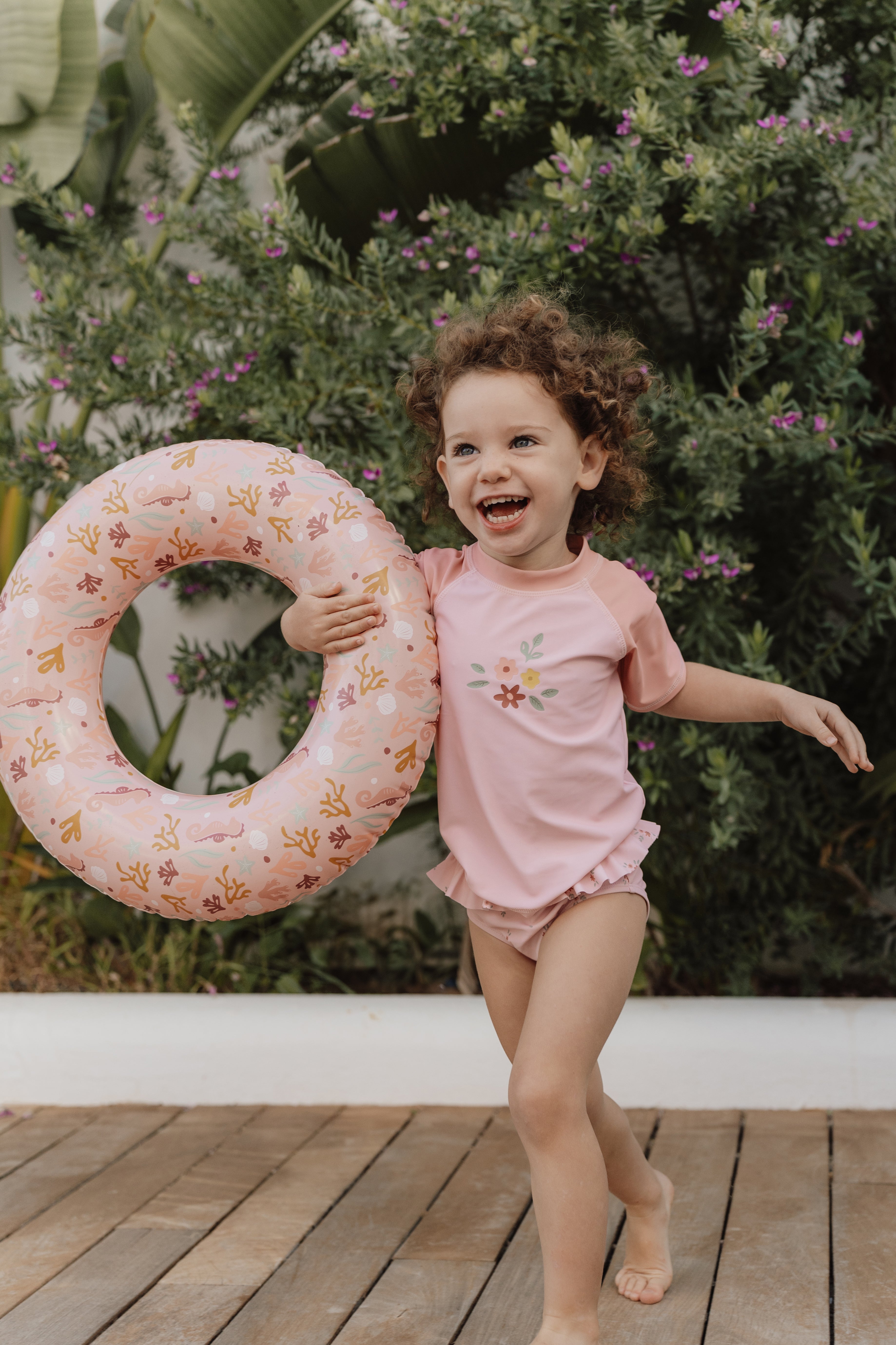Little Dutch Swim Ring - Ocean Dreams Pink
