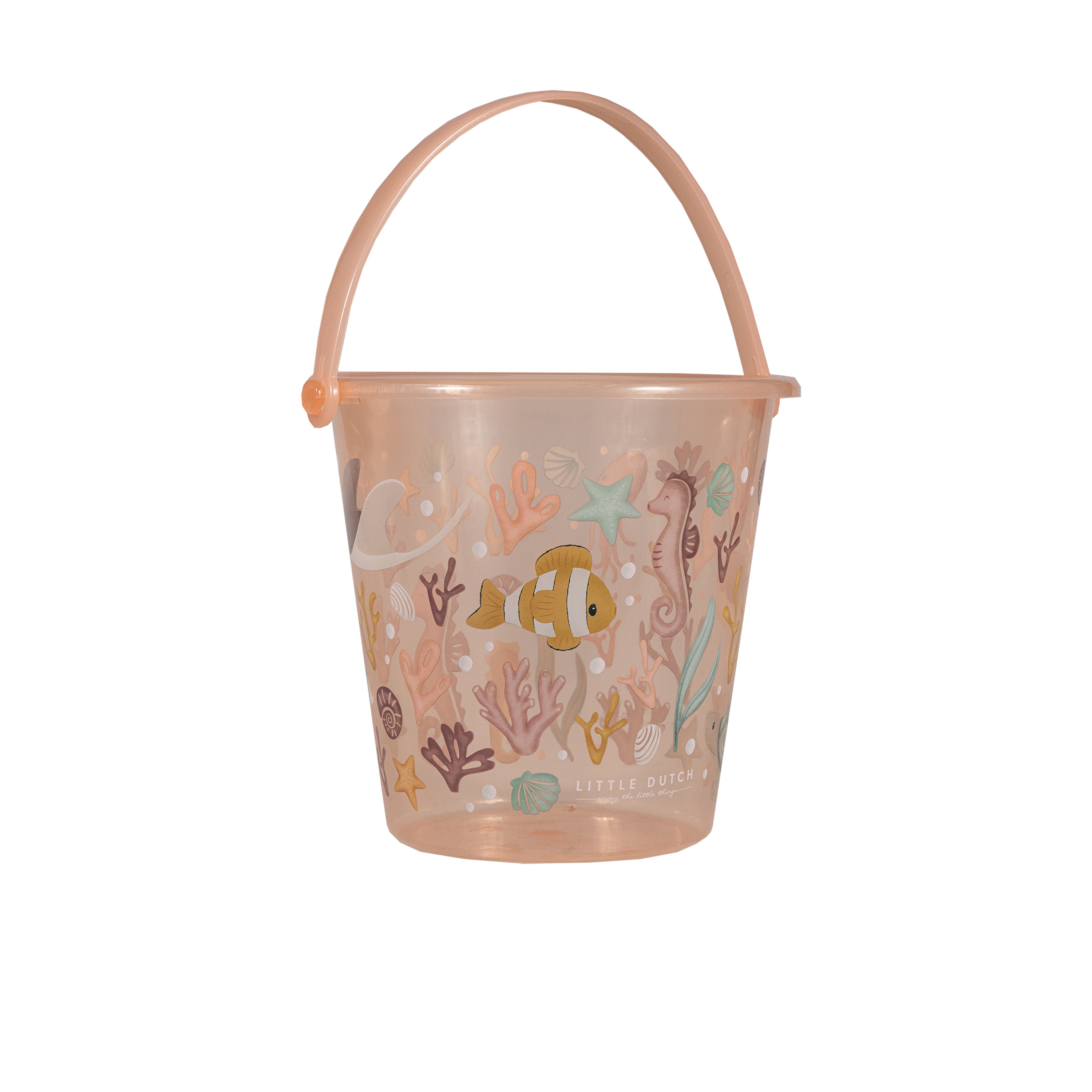 Little Dutch Shell Bucket - Ocean Dreams Pink