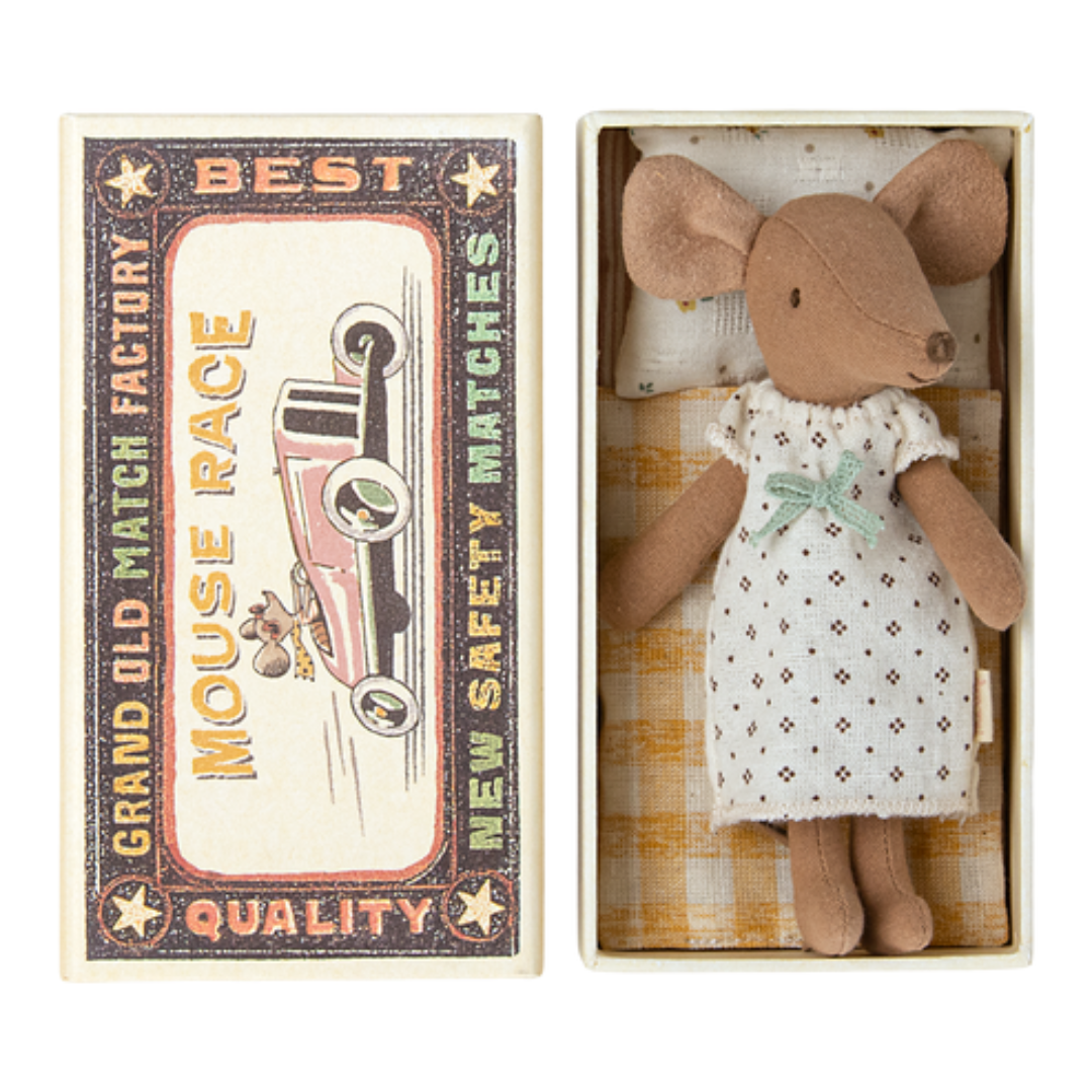Maileg Big sister mouse in matchbox