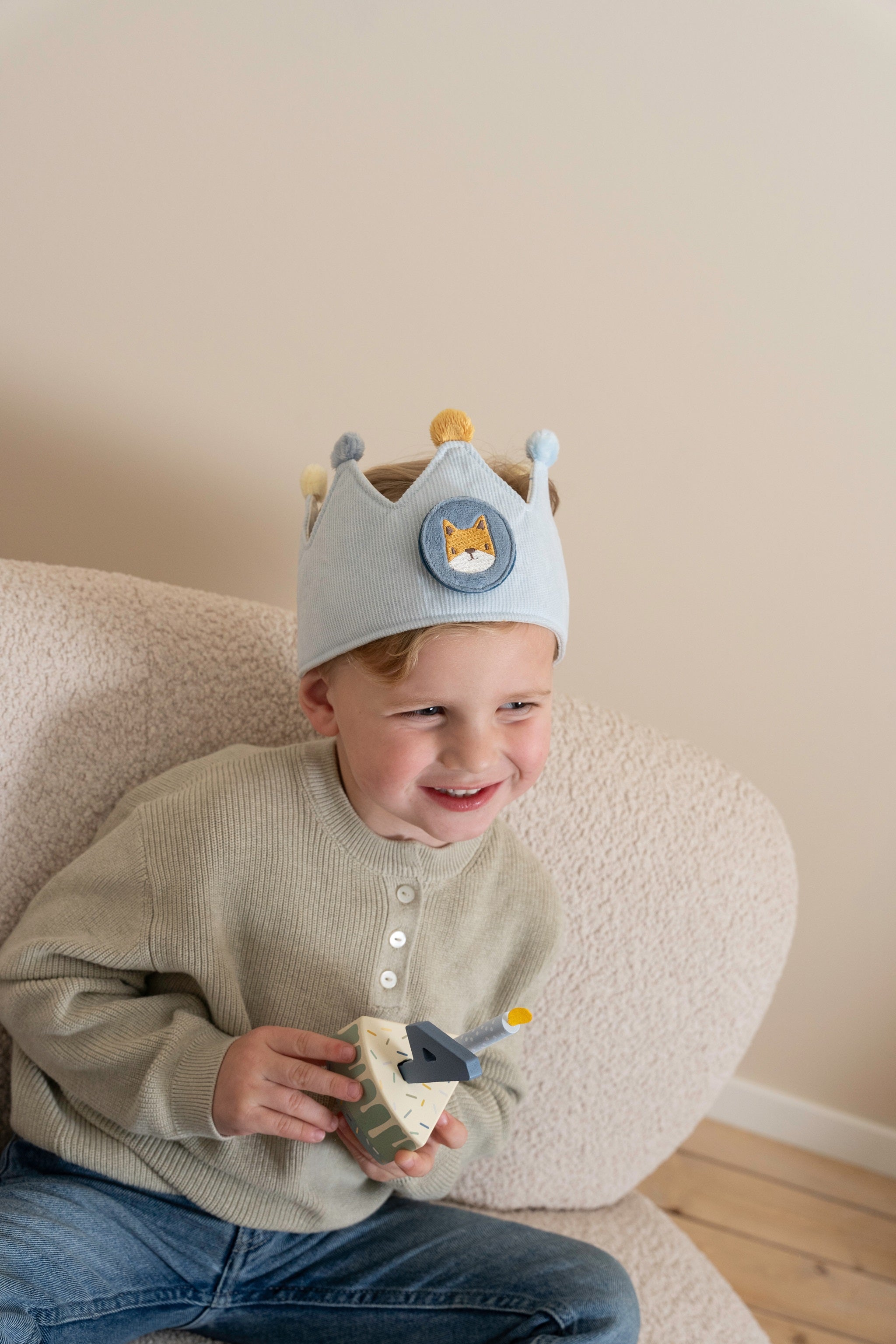 Little Dutch Birthday Crown with Numbers - Blue