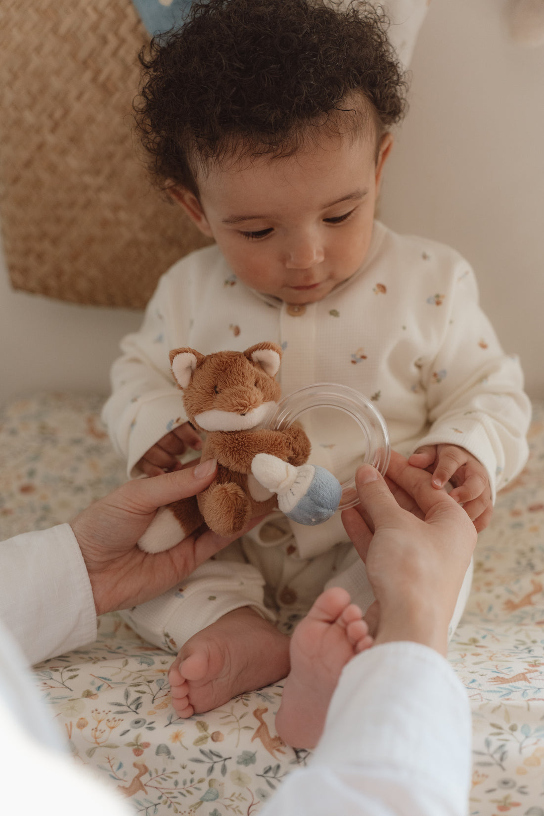 Little Dutch Ring Rattle Fox - Forest Friends