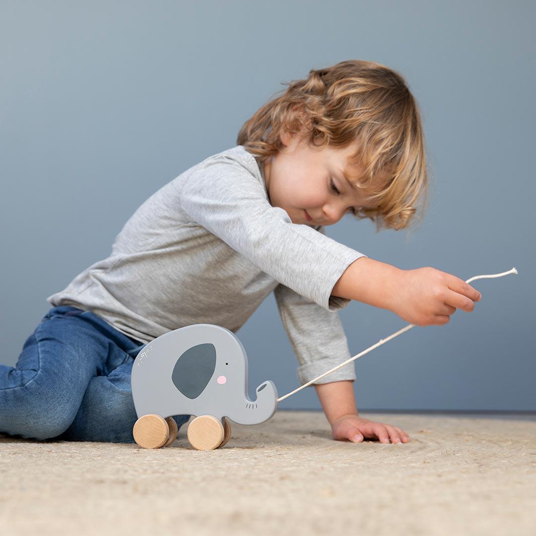 Little Dutch Pull Along Toy - Elephant