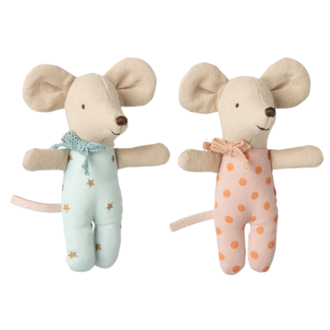 Maileg Baby Mice - Twins in a Box (New 2025)