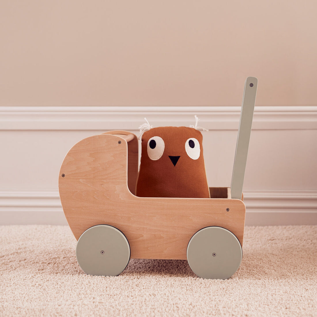 Kids Concept Doll pram - natural