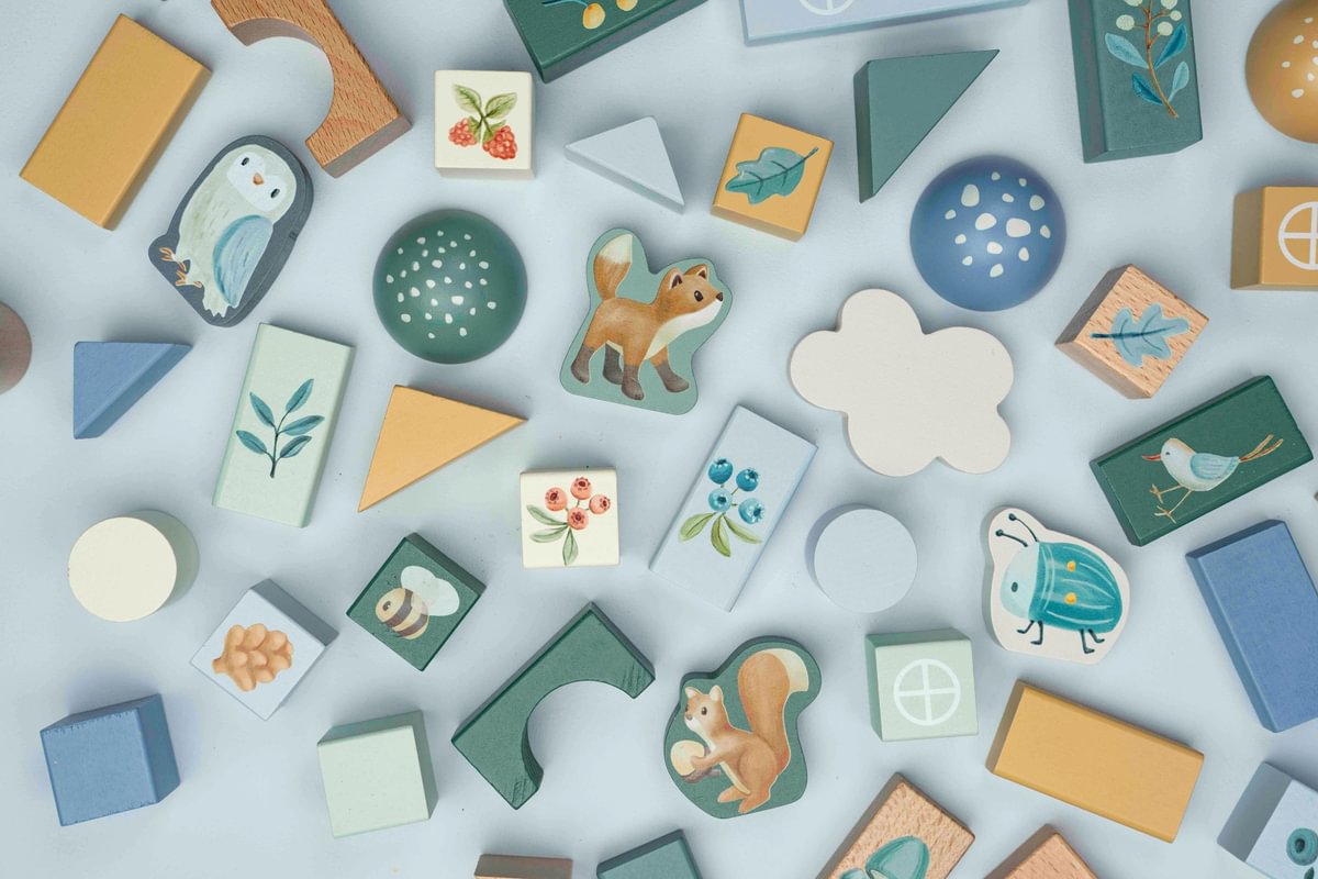 Little Dutch Building Blocks -Forest Friends