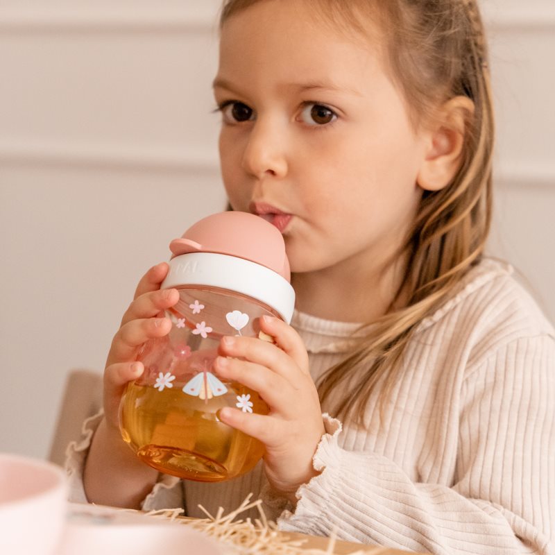 Little Dutch Straw Cup Flowers & Butterflies