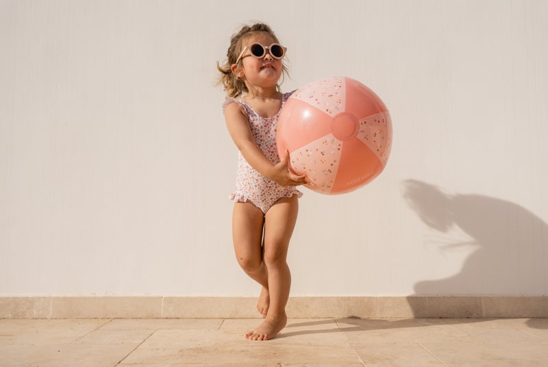 Little Dutch Pink Flowers Beach Ball