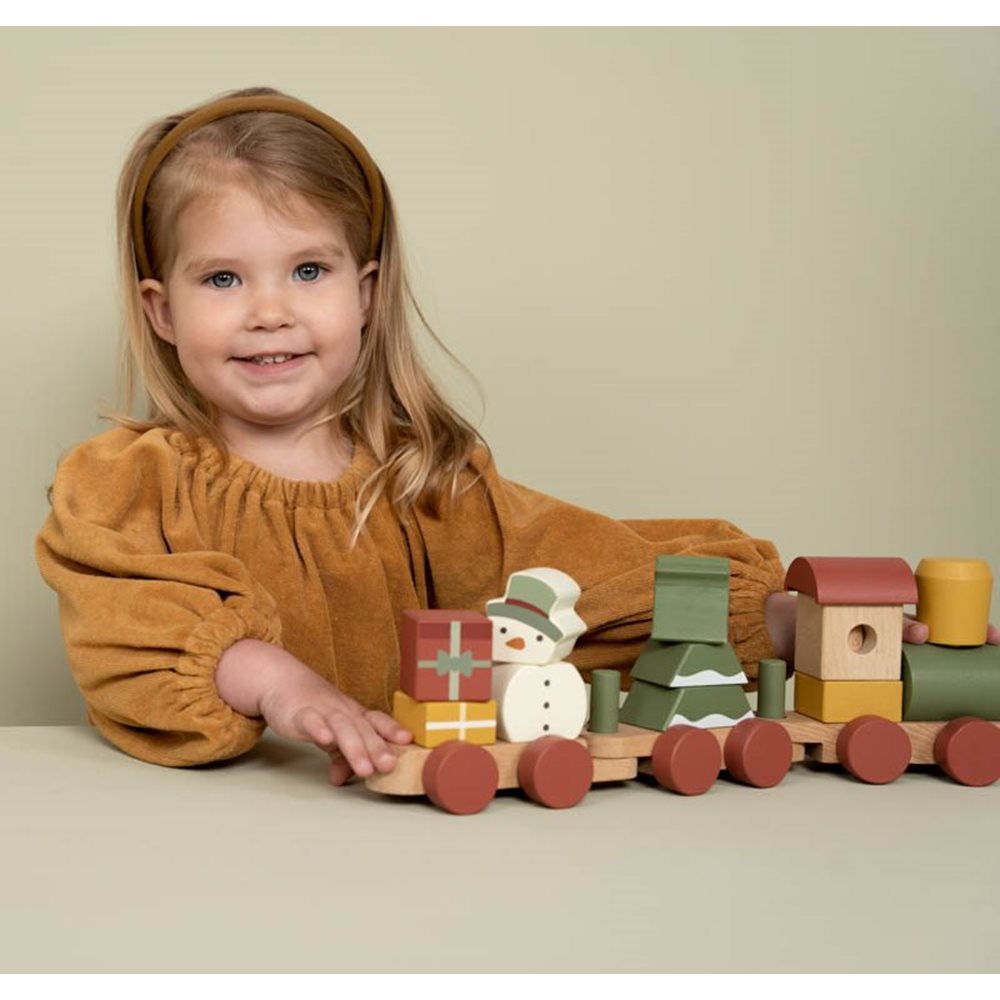 Little Dutch Christmas Stacking Train