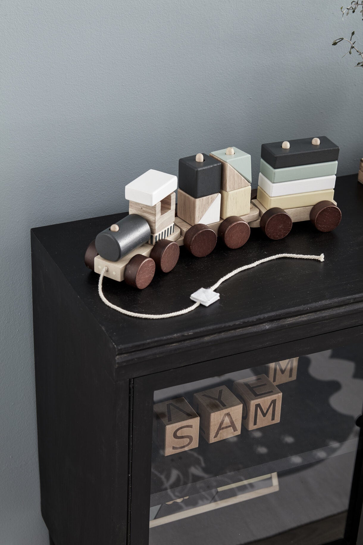 Wooden Block Train