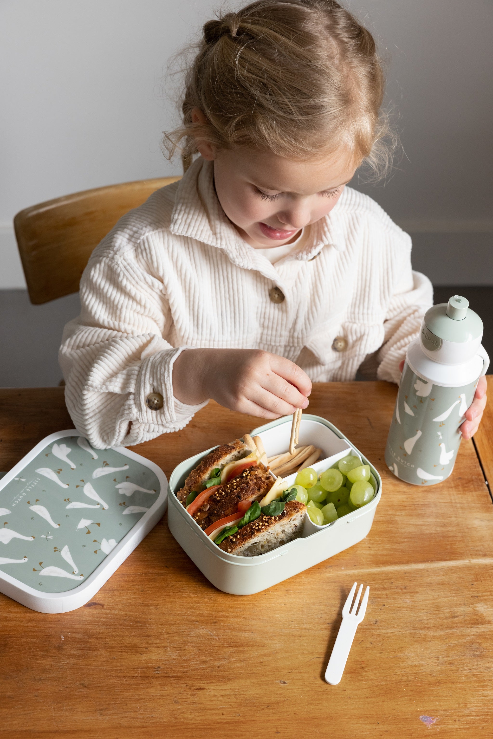 Little Dutch Drinking Bottle -Little Goose (Pop Up Lid)