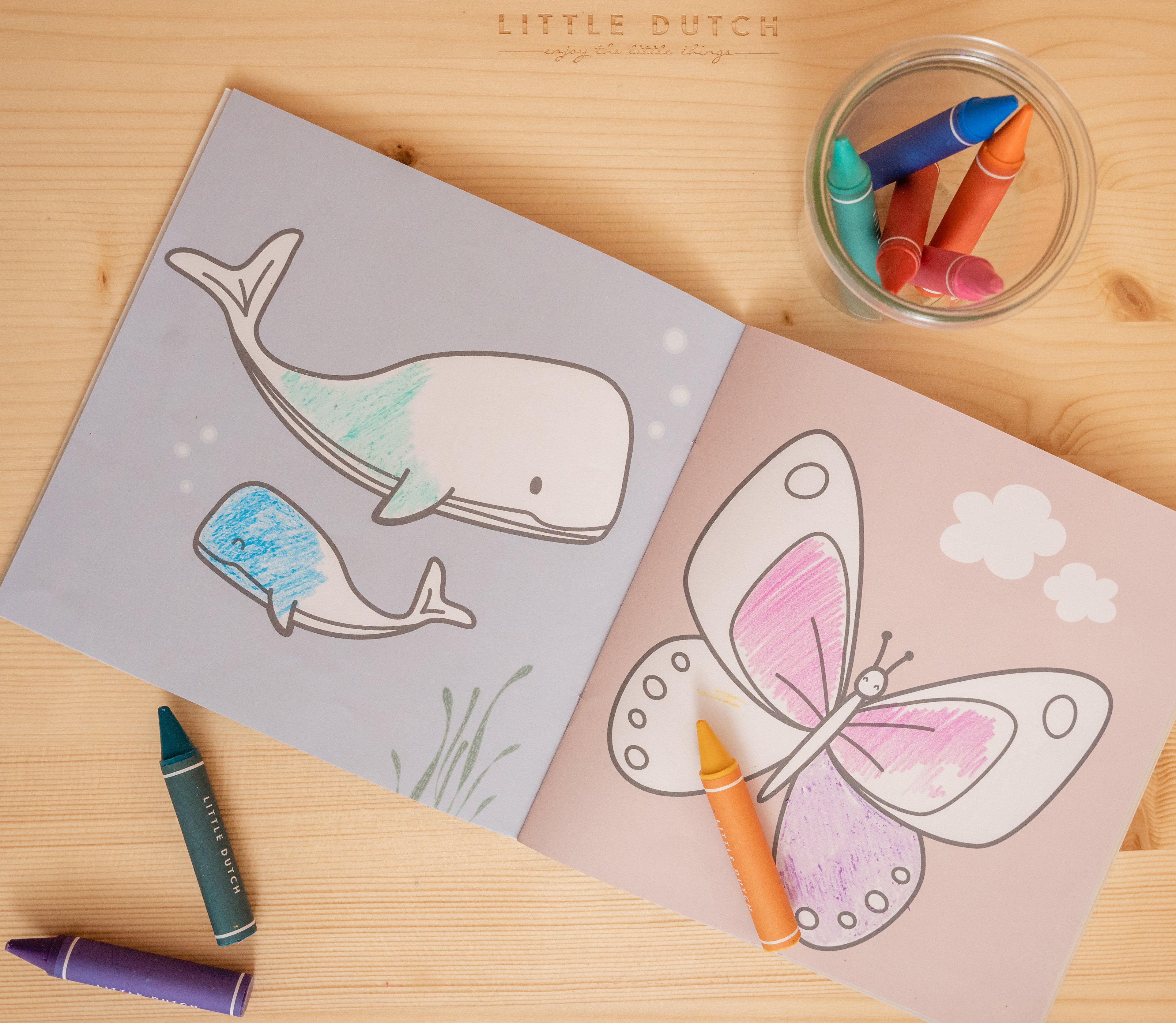 Little Dutch Wax Crayons - 8pcs