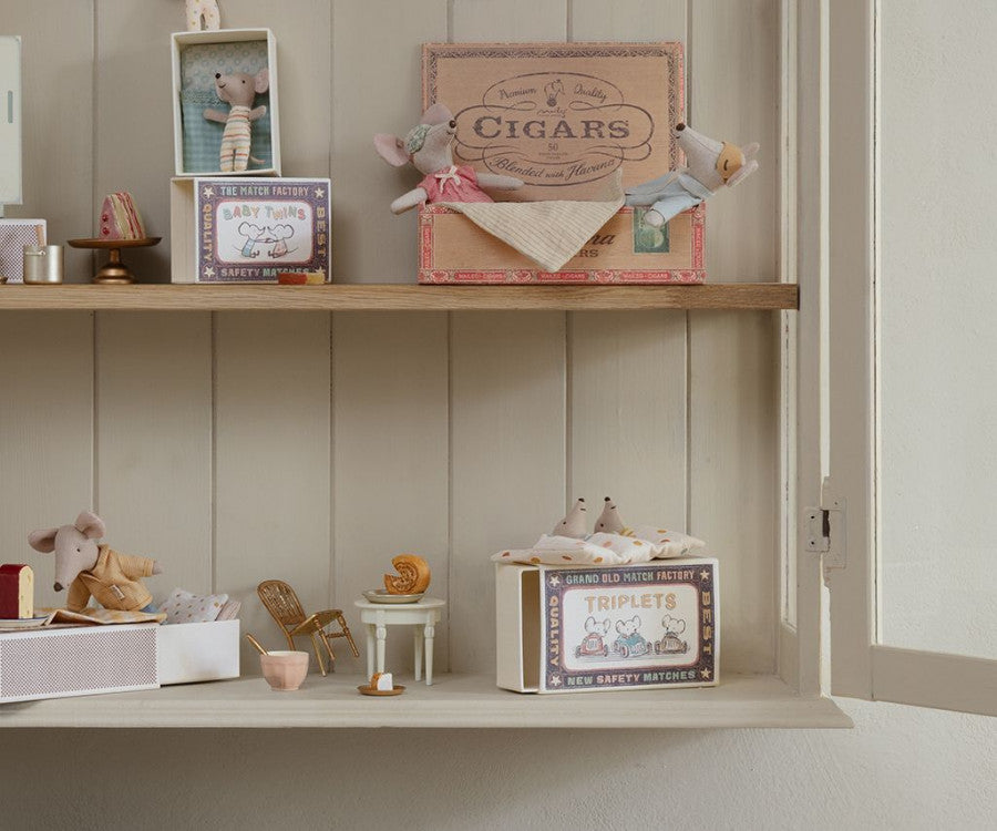 Maileg Baby Mice - Triplets in matchbox