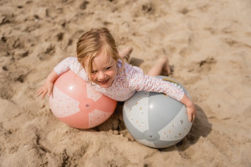 Little Dutch Pink Flowers Beach Ball