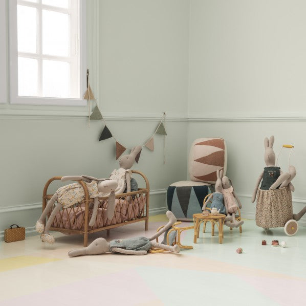 Maileg Bench Rattan. Medium