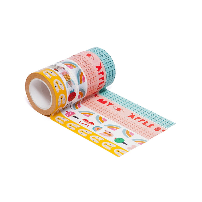 Petit Monkey 6 Washi Tape - Apple of my eye