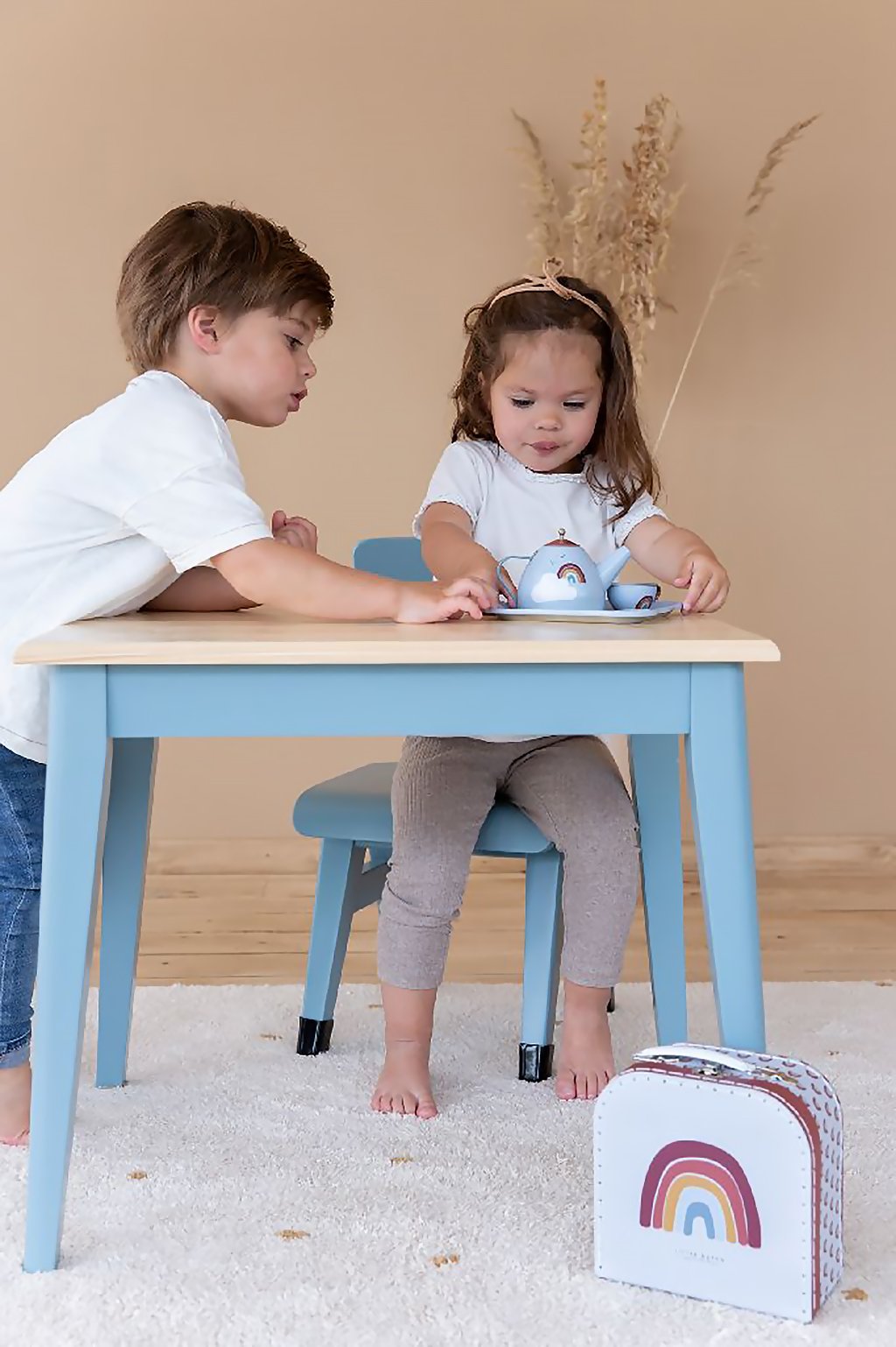 Little Dutch Wooden Chair - Pink
