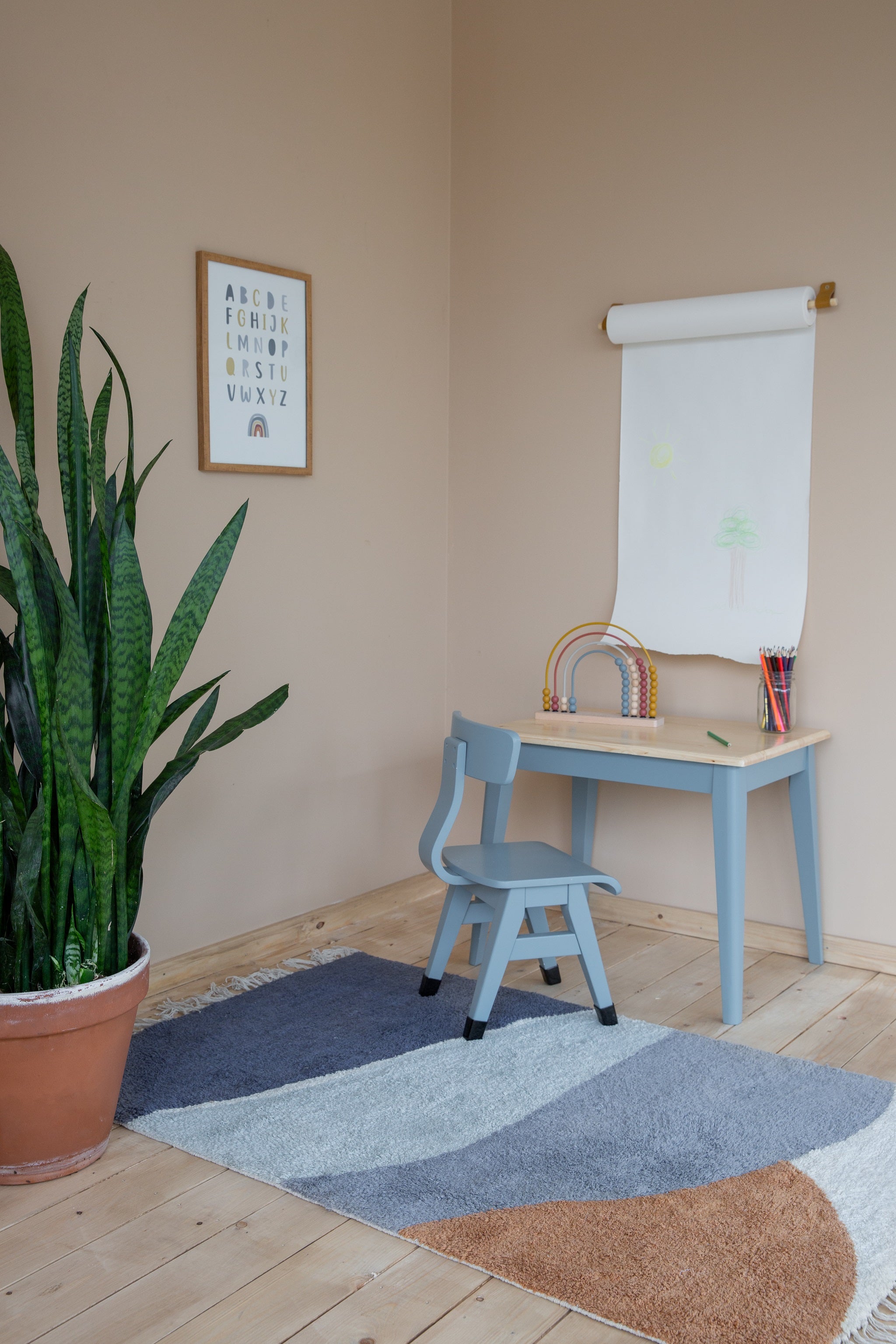 Little Dutch Wooden Chair - Blue