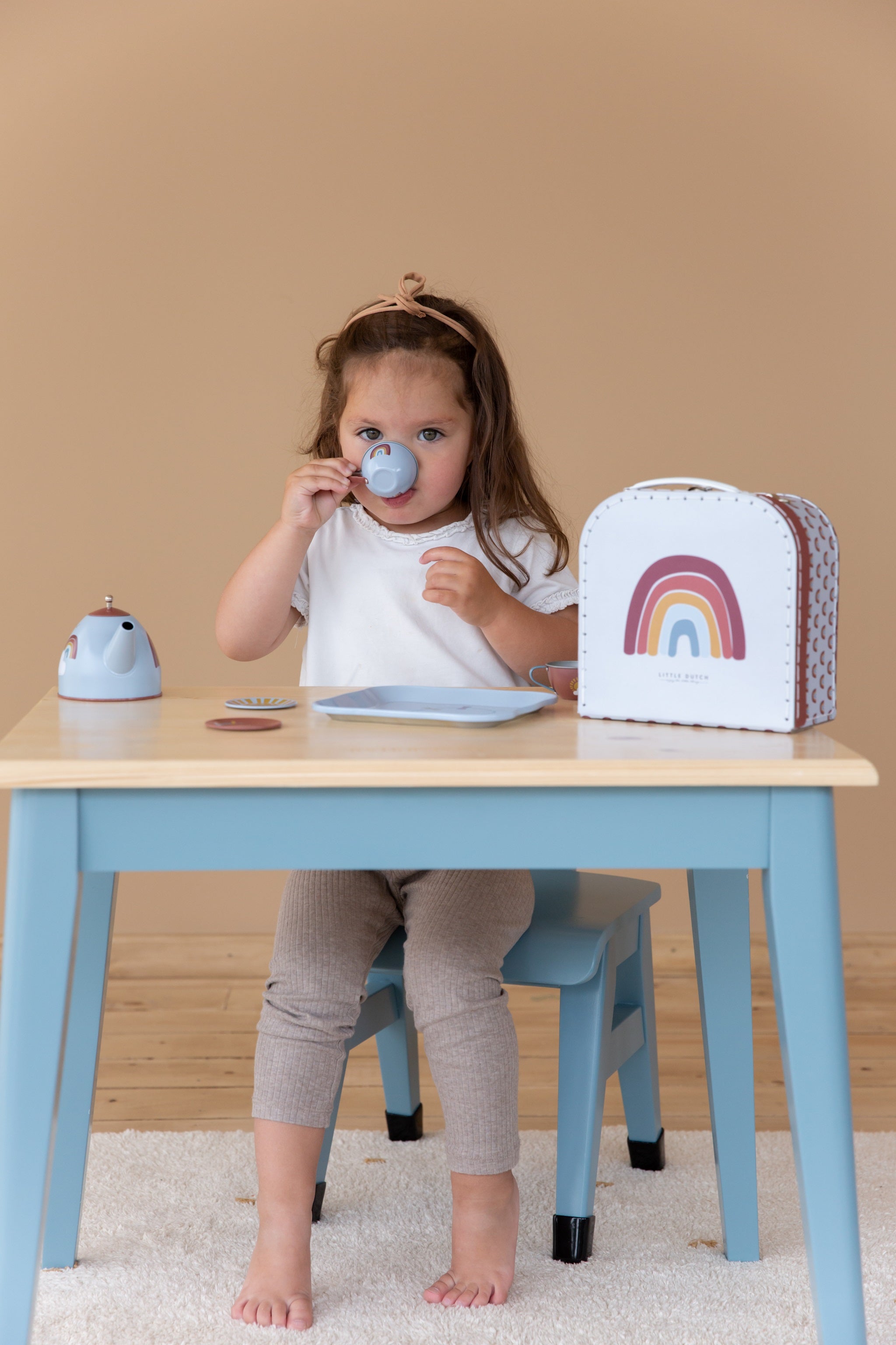 Little Dutch Wooden Chair - Blue