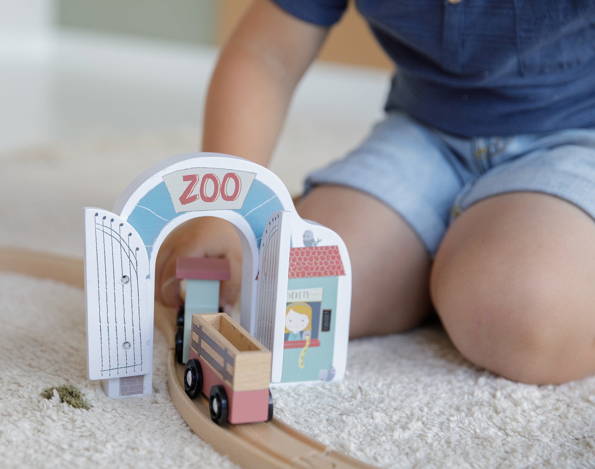 Little Dutch Railway Extension Zoo Set