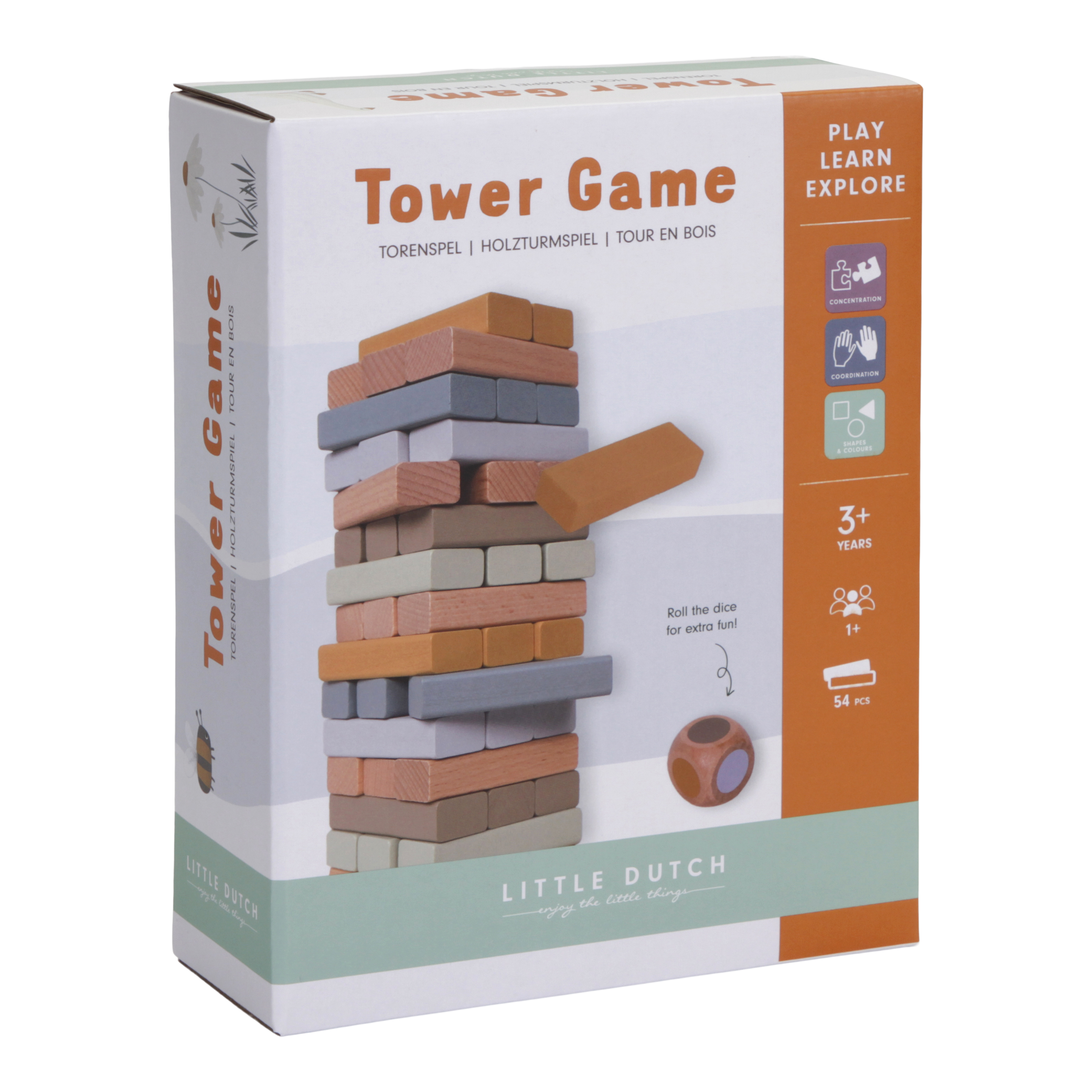 Little Dutch Wooden Tower Game