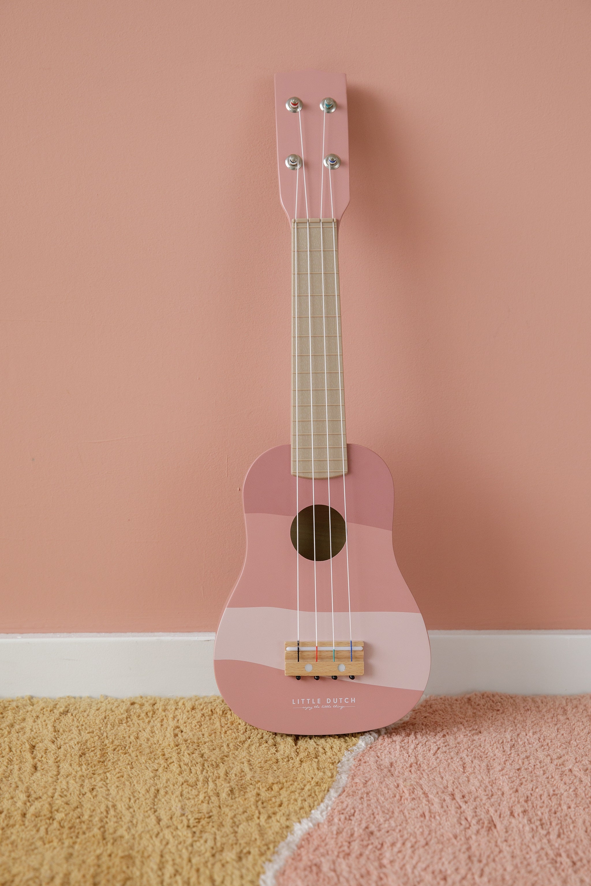 Little Dutch Wooden Guitar Adventure Pink