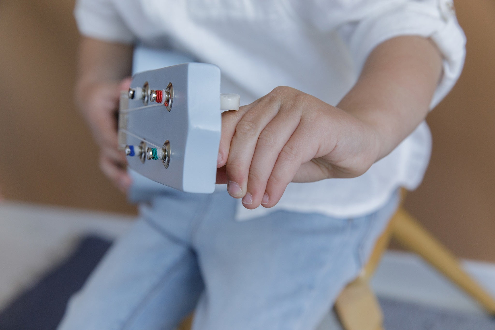 Little Dutch Wooden Guitar - Blue