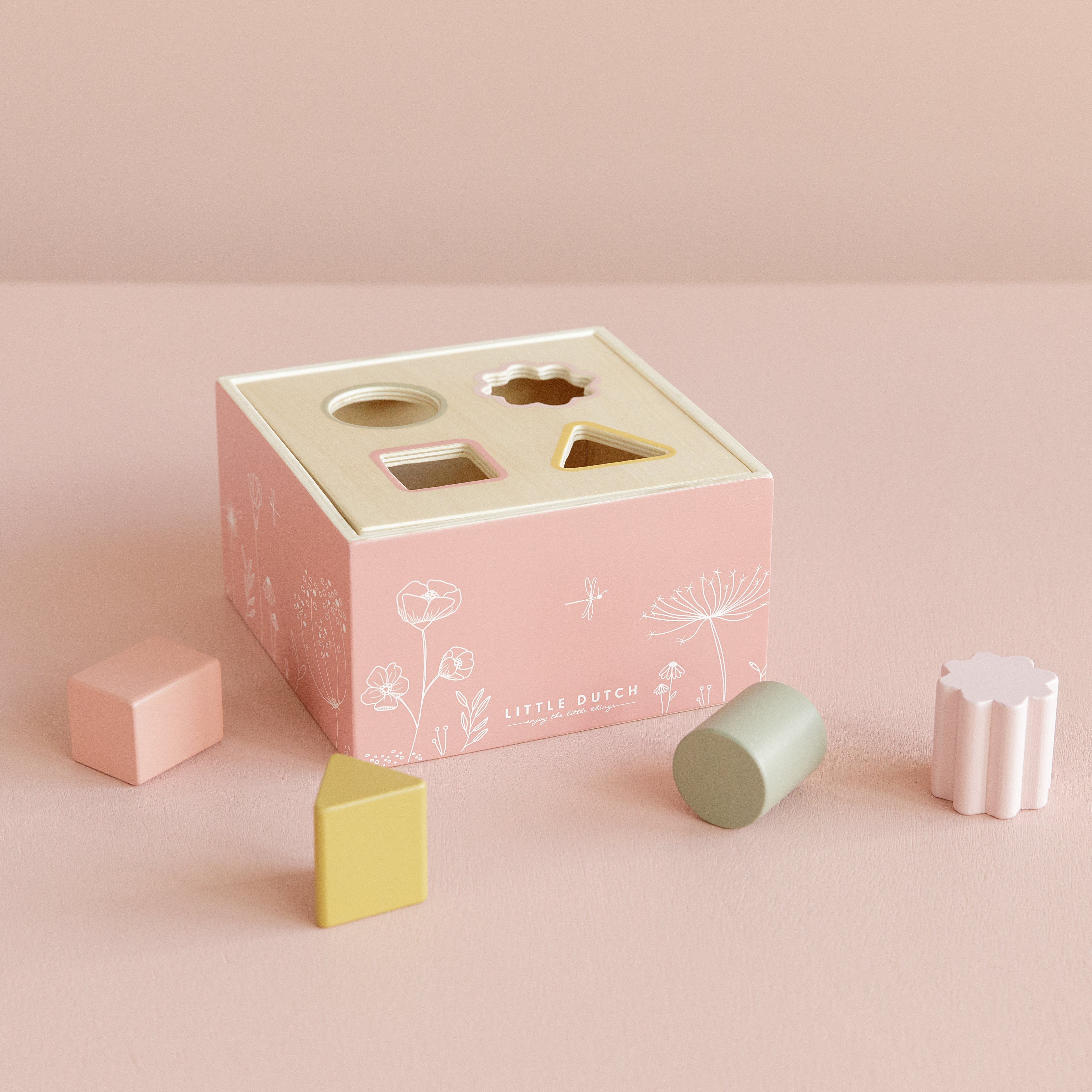 Wooden Shape Sorter - Wild Flowers