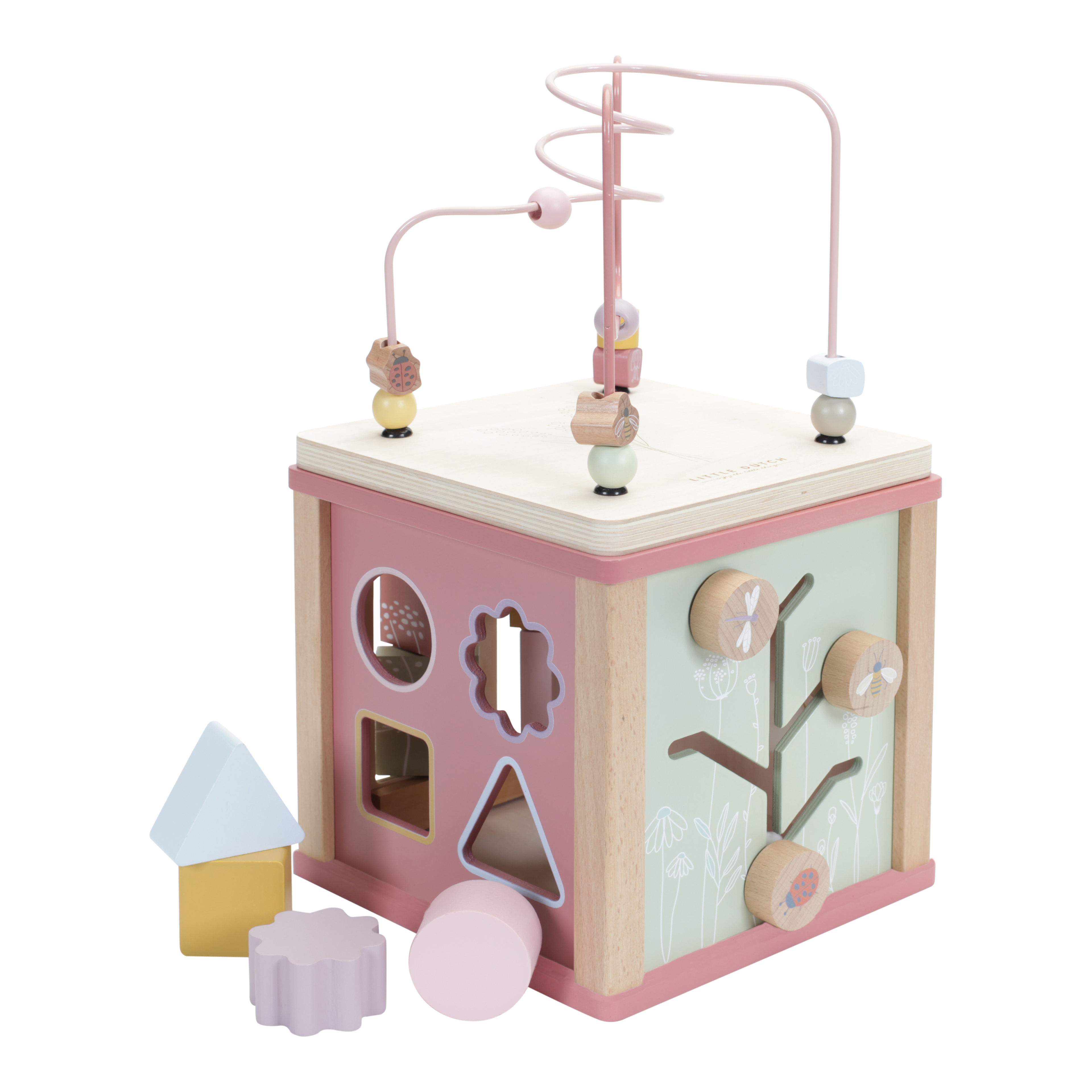 Activity Cube - Wild Flowers Pink