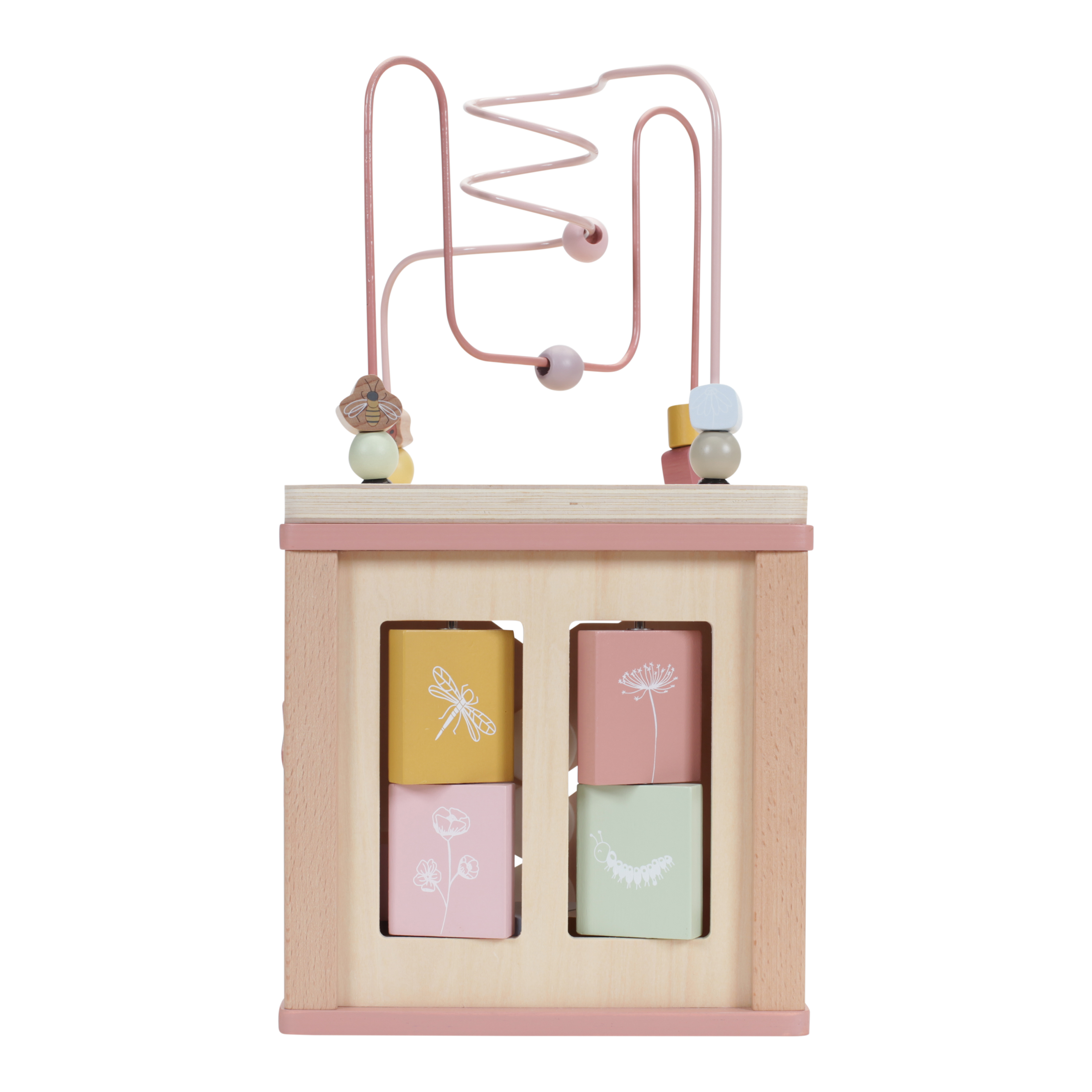 Activity Cube - Wild Flowers Pink