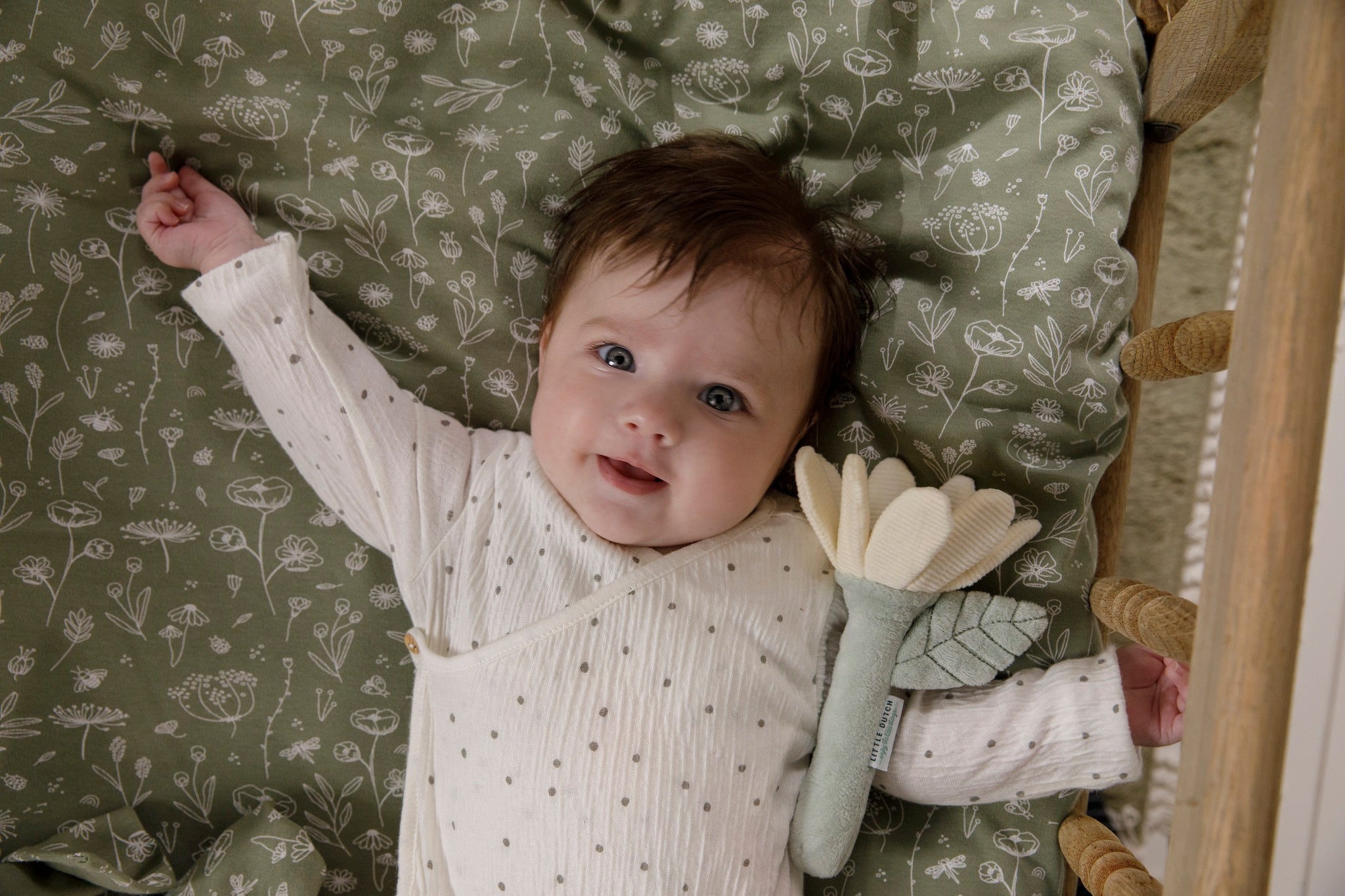 Little Dutch Flower Rattle - Little Farm