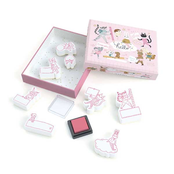 Lucille Message Stamps by Djeco