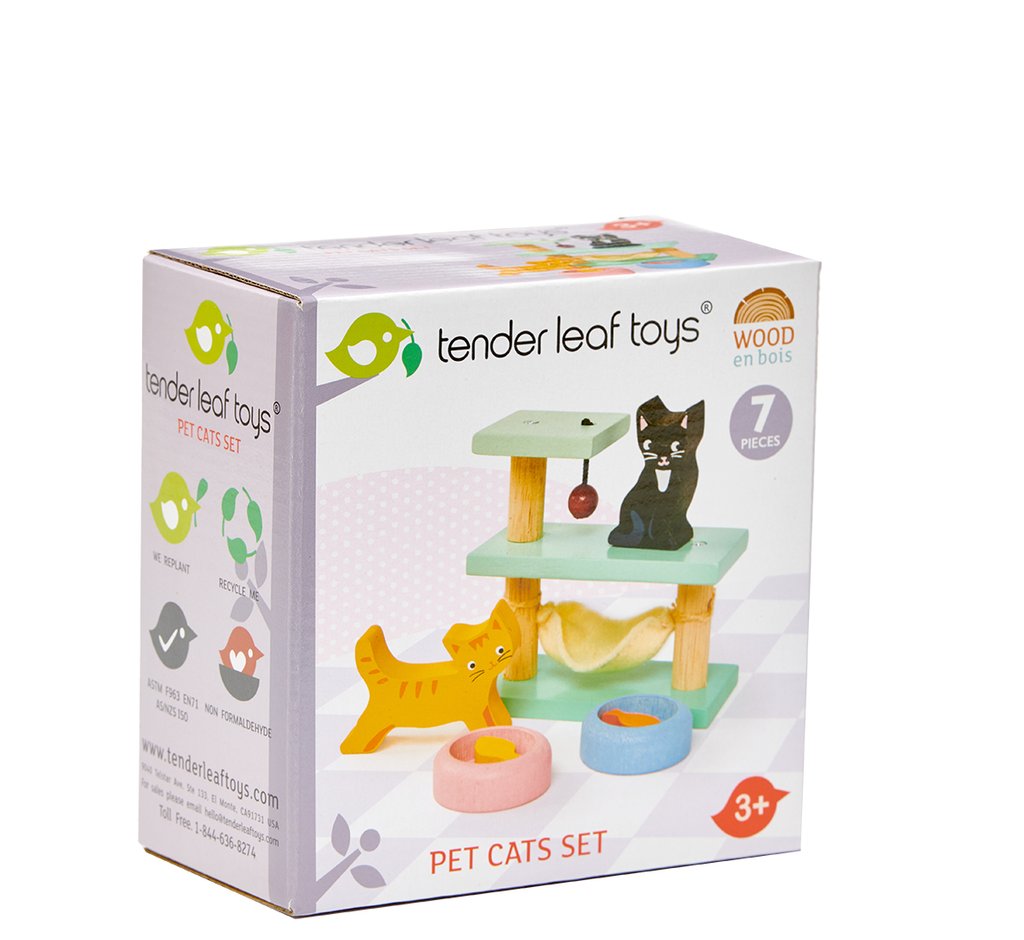 Threadbear Pet Cats Set (Ideal for our Dolls Houses)