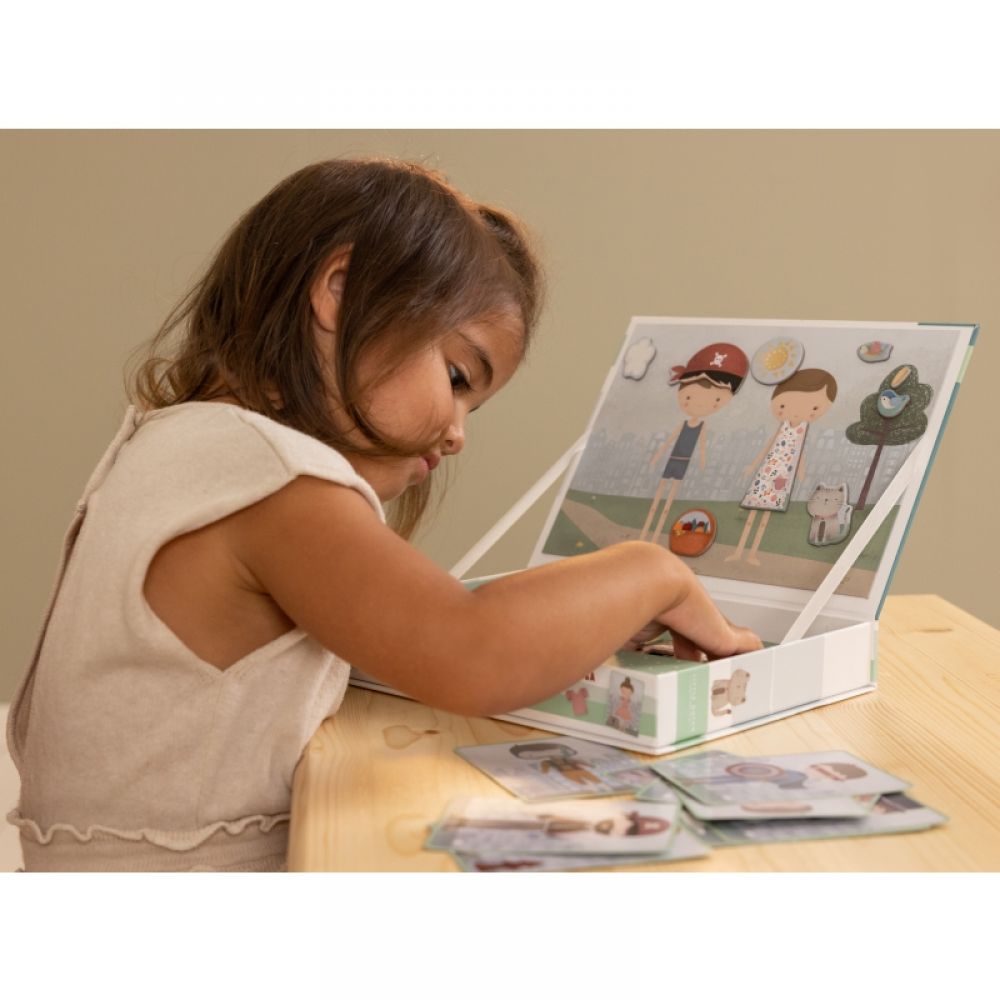 Little Dutch Magnetic Playboard Jim and Rosa - Dress Up