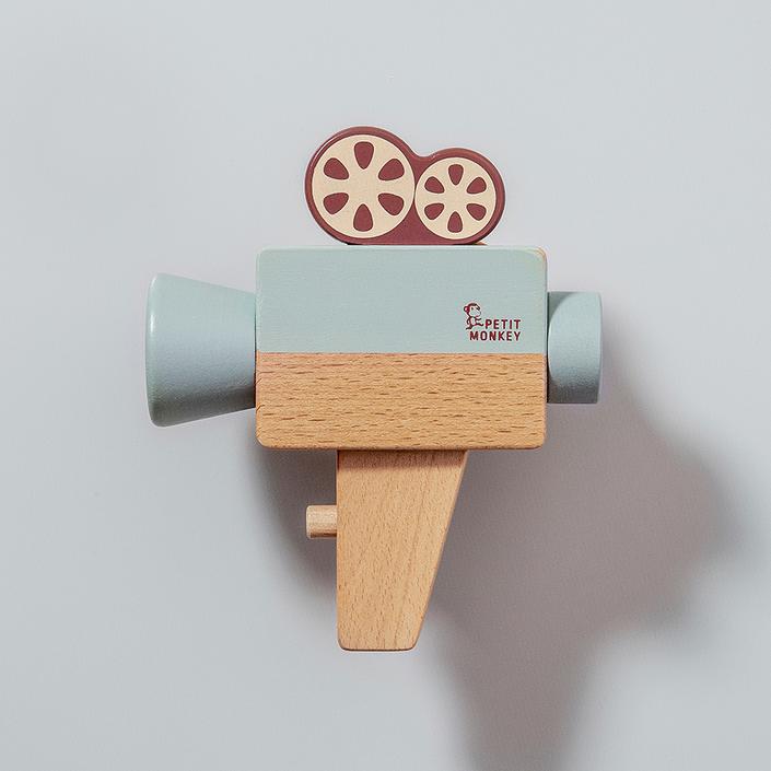 Wooden Video Camera | Blue