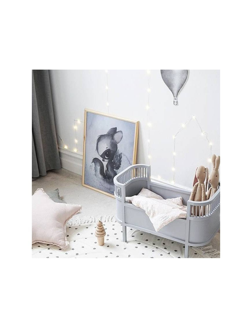 SmallStuff Rosaline Dolls Bed - grey (53cm)
