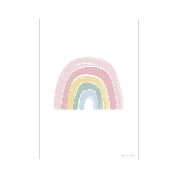 Little Dutch Poster Rainbow Alphabet - Pink (A3)