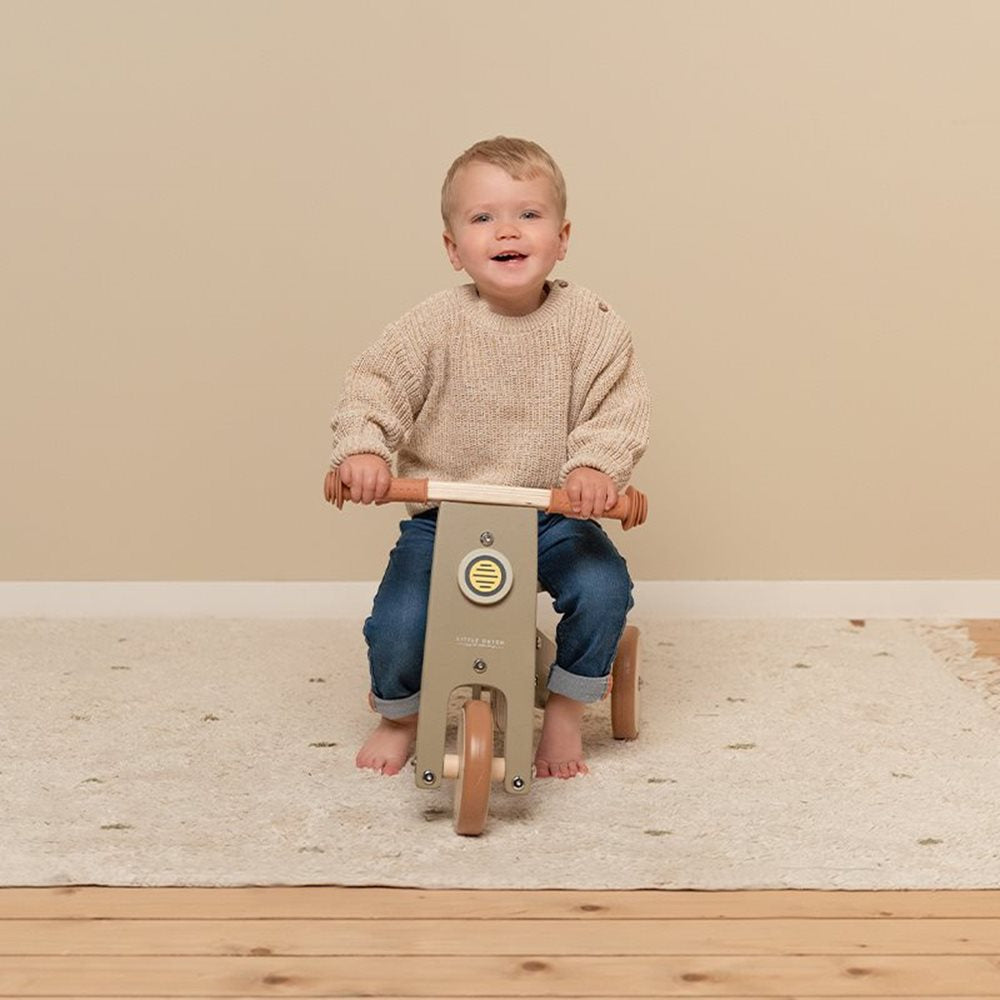 Little Dutch Wooden Tricycle - Olive