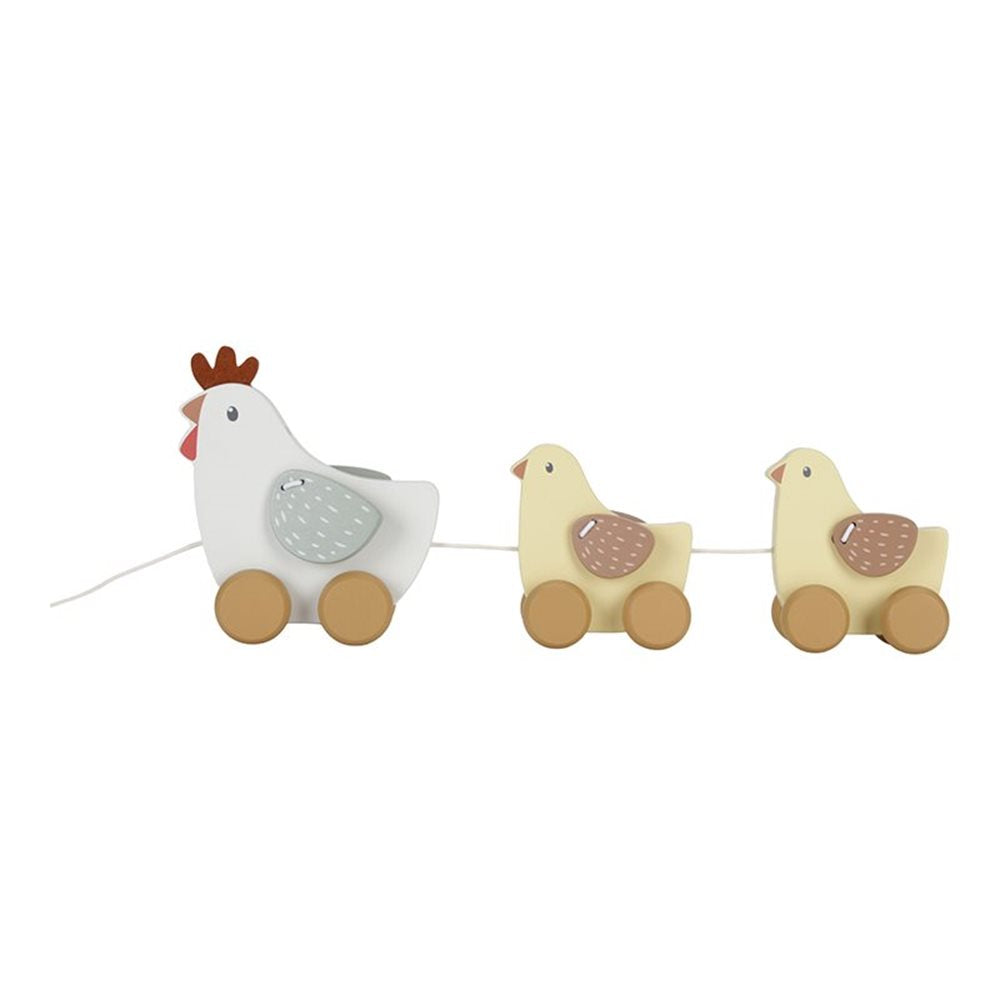 Little Dutch Pull Along Chickens- Little Farm