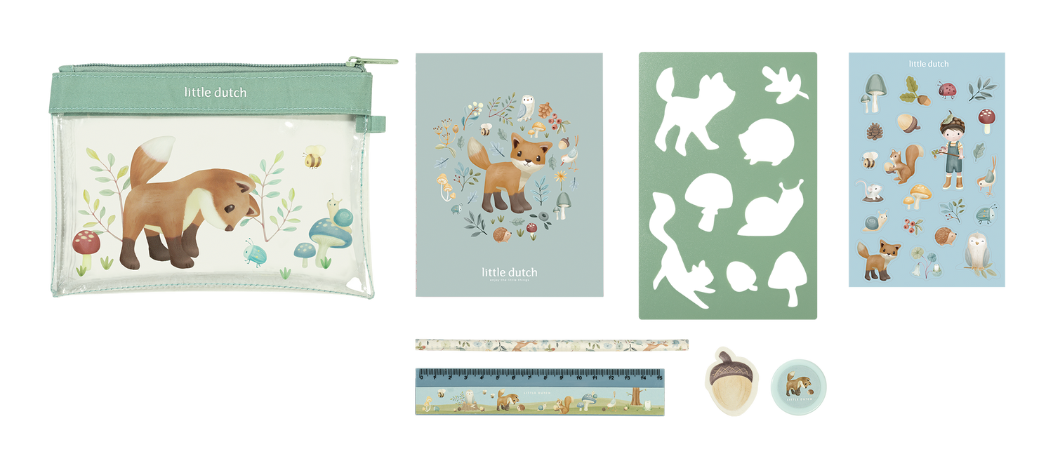 Little Dutch Stationery Set - Forest Friends