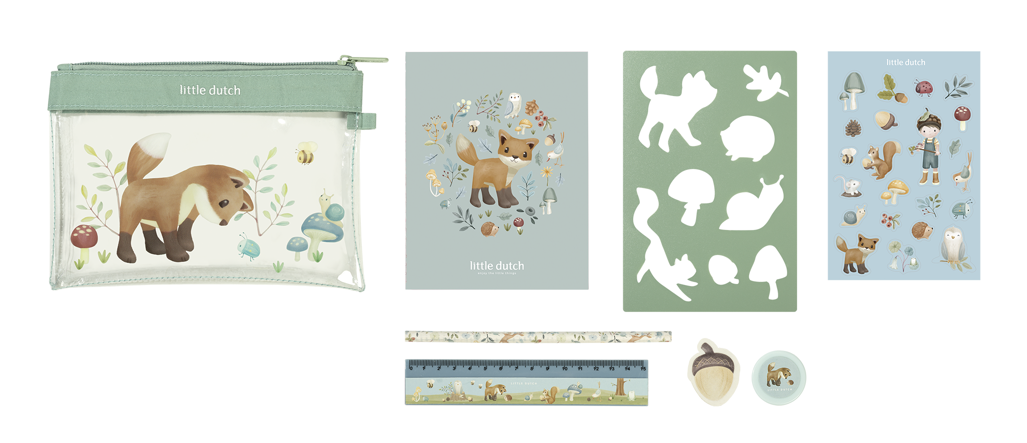 Little Dutch Stationery Set - Forest Friends