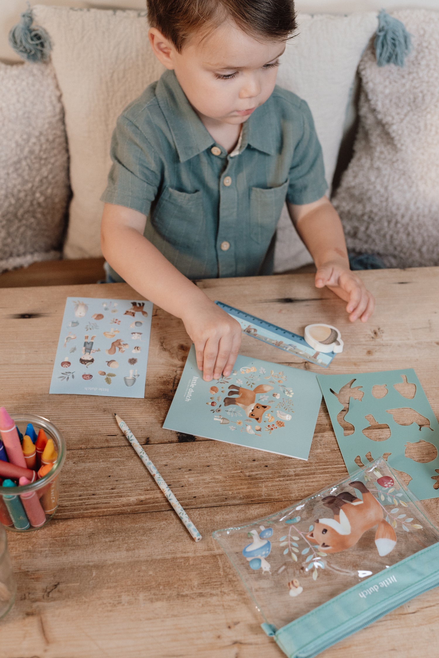 Little Dutch Stationery Set - Forest Friends