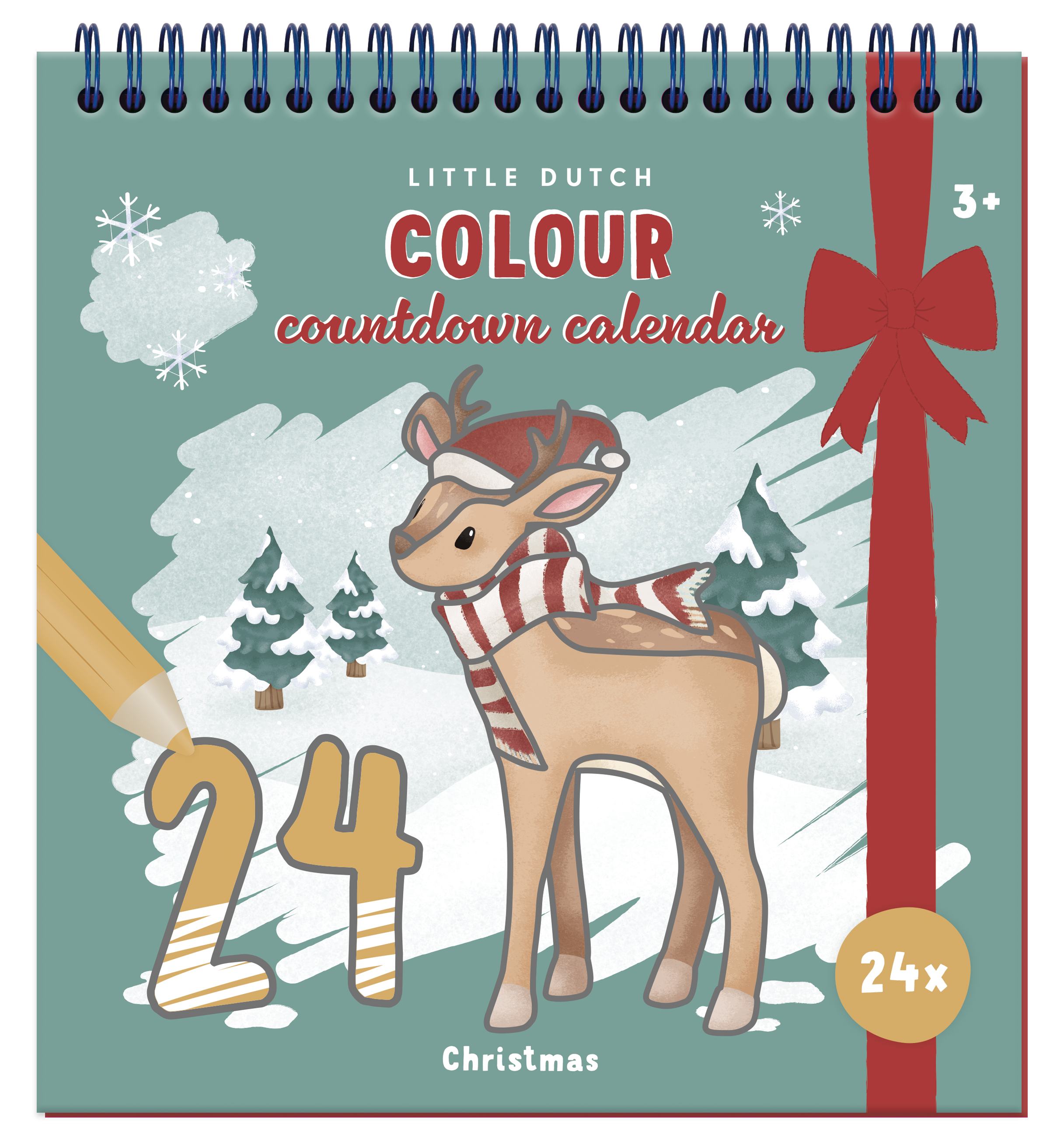 Little Dutch Christmas Countdown Calendar - Colouring book