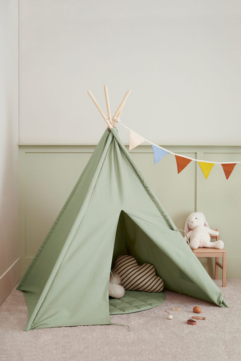 Kids Concept Light Green Tipi Tent