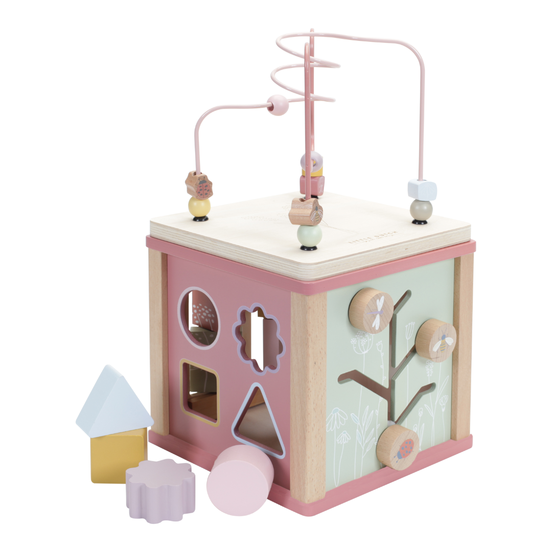 Activity Cube - Wild Flowers Pink