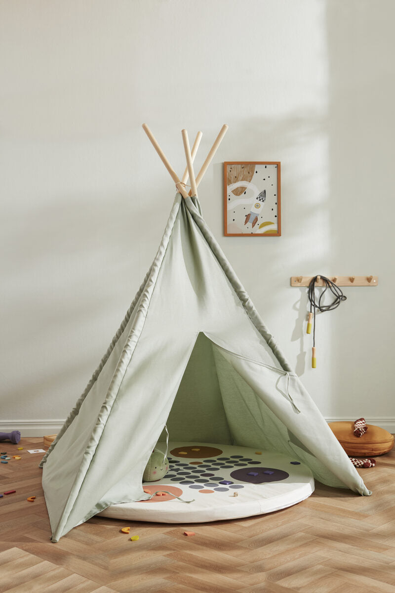 Kids Concept Light Green Tipi Tent